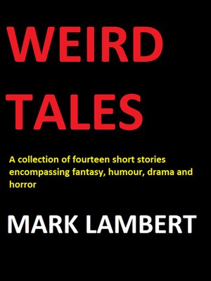 cover image of Weird Tales, no. 1